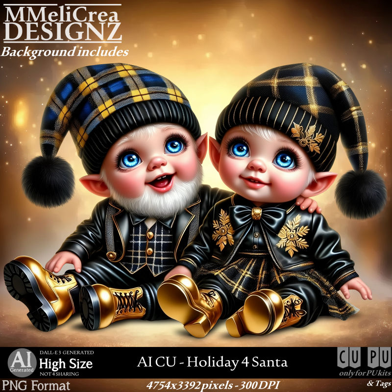 (image for) AI - CU Holiday 4 Santa (CU4PU/PNG)